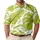 Chartreuse Banana And Philodendron Leaves For Tropical Resort Travel And Beach Style Men's Polo Shirt - 1