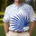 Blue Tropical Palm Leaves For Resort Travel, Beach Holidays And Coastal Vacation Wear Men's Polo Shirt - 4
