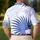 Blue Tropical Palm Leaves For Resort Travel, Beach Holidays And Coastal Vacation Wear Men's Polo Shirt - 5