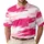 Magenta Brush Stripe Abstract For Bold Everyday Style Women's Streetwear Wardrobe Men's Polo Shirt - 1