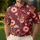 Cheerful Woodland Deer Hearts And Mushrooms For Christmas Winter Romance Gift Giving Men's Polo Shirt - 4