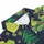 Green Woodland Trees on Midnight Navy for Summer Outdoor Adventures and Nature Lovers Men's Polo Shirt - 6