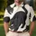 Black Cat Silhouette Minimalist Art for Halloween Outfits and Stylish Cat Lover Gifts Men's Polo Shirt - 4