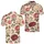 Vintage Burgundy Rose Garden Floral For Romantic Spring Events And Everyday Wear Men's Polo Shirt - 2