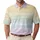 Pastel Coastal Color Block For Beach Vacations And Relaxed Summer Style Men's Polo Shirt - 1
