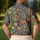 Vintage Cactus And Wildflower Garden For Desert Vacations And Casual Weekend Wear Men's Polo Shirt - 5