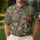 Vintage Cactus And Wildflower Garden For Desert Vacations And Casual Weekend Wear Men's Polo Shirt - 4