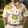 Smiling Leopard Heads And Black Spots For Playful Safari Style Outfits Men's Polo Shirt - 4