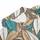 Turquoise Botanical Rosette Lattice For Resort Travel And Casual Weekend Wear For Men Men's Polo Shirt - 6