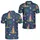 Coastal Lighthouse And Palm Night Scene For Beach Vacation Travel Style Men's Polo Shirt - 2