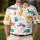 Colorful Cat Parade Motif for Casual Weekend Style, Cat Lovers, and Everyday Outings Men's Polo Shirt - 4