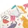 Colorful Cat Parade Motif for Casual Weekend Style, Cat Lovers, and Everyday Outings Men's Polo Shirt - 6