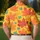 Maple Leaf Botanical Mustard Yellow Autumn Outdoor Weekend Wear for Men Men's Polo Shirt - 5