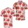 Red Strawberry Gingham Picnic Style For Summer Dates, Beach Trips And Weekend Getaways Men's Polo Shirt - 2