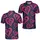 Pink Brushstroke Hearts for Valentine's Day Date Nights and Romantic Everyday Style Men's Polo Shirt - 2