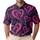Pink Brushstroke Hearts for Valentine's Day Date Nights and Romantic Everyday Style Men's Polo Shirt - 1
