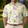 Pastel Dinosaur And Celestial Motifs For Summer Beach Days, Travel And Casual Outings Men's Polo Shirt - 4