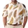 Brown Boho Feather Motif For Beach Getaways, Resort Days And Casual Summer Style Men's Polo Shirt - 1