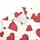 Crimson Hand-Drawn Heart Icons for Valentine Dates and Romantic Everyday Wear Men's Polo Shirt - 6