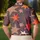 Seventies Retro Burst Stars For Festivals, Weekend Style And Everyday Casual Wear Men's Polo Shirt - 5