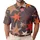 Seventies Retro Burst Stars For Festivals, Weekend Style And Everyday Casual Wear Men's Polo Shirt - 1
