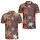 Seventies Retro Burst Stars For Festivals, Weekend Style And Everyday Casual Wear Men's Polo Shirt - 2