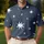 White Starburst Night Sky For Beach Trips Resort Days And Casual Coastal Outfits Men's Polo Shirt - 4