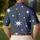 White Starburst Night Sky For Beach Trips Resort Days And Casual Coastal Outfits Men's Polo Shirt - 5