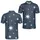 White Starburst Night Sky For Beach Trips Resort Days And Casual Coastal Outfits Men's Polo Shirt - 2