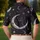 Celestial Black Cat Crescent Moon Night Sky For Date Nights And Beach Getaways Men's Polo Shirt - 5