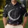 Celestial Black Cat Crescent Moon Night Sky For Date Nights And Beach Getaways Men's Polo Shirt - 4