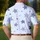 Soft Blue Five Point Stars for Coastal Getaways, Resort Days and Casual Menswear Men's Polo Shirt - 5