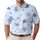 Soft Blue Five Point Stars for Coastal Getaways, Resort Days and Casual Menswear Men's Polo Shirt - 1