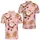 Santa Gingerbread And Gift Boxes For Christmas Parties, Holiday Travel And Family Photos Men's Polo Shirt - 2