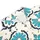 Turquoise Botanical Rosette Tile for Resort Travel, Golf, and Smart Casual Menswear Men's Polo Shirt - 6