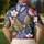 Tropical Garden Birds And Flowers For Resort Wear, Vacation Outfits, Nature Lovers Men's Polo Shirt - 5