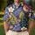 Tropical Garden Birds And Flowers For Resort Wear, Vacation Outfits, Nature Lovers Men's Polo Shirt - 4