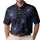 Blue Celestial Starbursts For Nightlife, Festivals And Everyday Men's Streetwear Men's Polo Shirt - 1