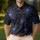 Blue Celestial Starbursts For Nightlife, Festivals And Everyday Men's Streetwear Men's Polo Shirt - 4