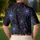 Blue Celestial Starbursts For Nightlife, Festivals And Everyday Men's Streetwear Men's Polo Shirt - 5