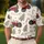 Red Farm Tractor Christmas Trees And Candy Canes For Holiday Parties And Winter Gifts Men's Polo Shirt - 4