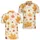 Scattered Autumn Maple Leaves for Resort Vacations, Beach Trips and Casual Menswear Men's Polo Shirt - 2