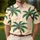 Tropical Coconut Palm Trees for Beach Vacations Resort Travel and Casual Wear for Men Men's Polo Shirt - 4