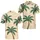Tropical Coconut Palm Trees for Beach Vacations Resort Travel and Casual Wear for Men Men's Polo Shirt - 2