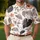 Tropical Botanical Floral Resort Style For Relaxed Getaways And Weekend Wear For Adults Men's Polo Shirt - 4
