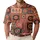 Colorful Crochet Granny Square Patchwork for Retro Festivals, Travel and Casual Wear Men's Polo Shirt - 1