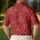 Cranberry Gold Christmas Tree Snowfall For Holiday Parties And Winter Gatherings For Men Men's Polo Shirt - 5