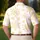Golden Snowflake Holiday Winterwear for Festive Gatherings and Seasonal Gift Events Men's Polo Shirt - 5