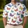 Colorful Butterfly Garden Motif For Beach Holidays, Resort Wear, And Everyday Style Men's Polo Shirt - 4