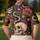 Vintage Skull Snake And Poppy Tattoo Flash Goth Streetwear For Alternative Style Lovers Men's Polo Shirt - 5